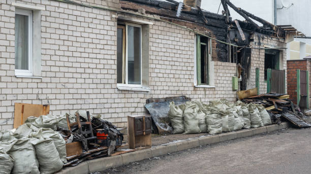 Professional Soot Cleanup technician working in Cambridge, WI
